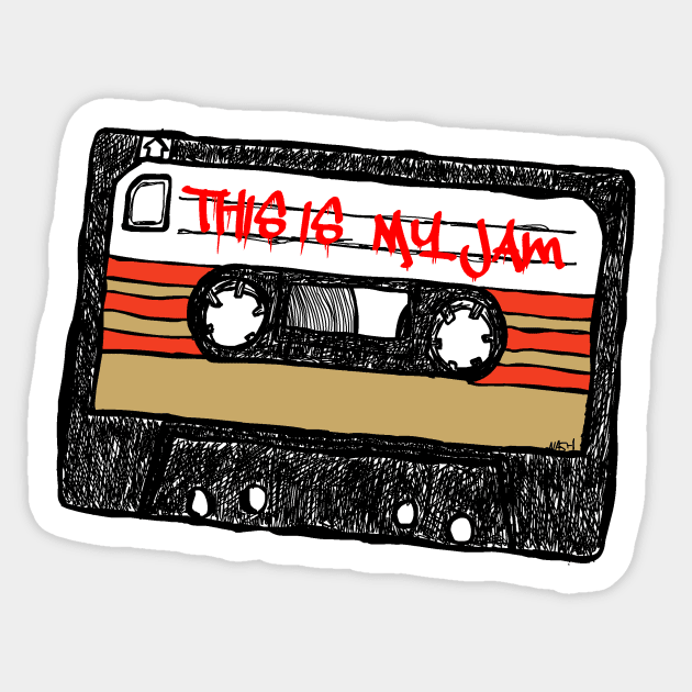 This Is My Jam Sticker by Travnash